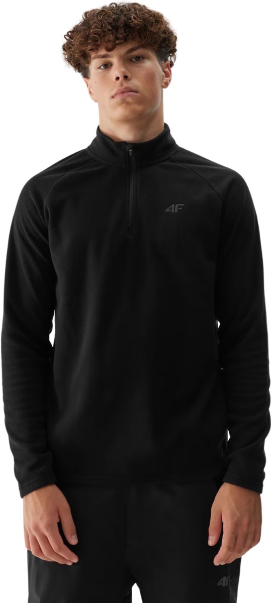 4F M044 Fleecevest Heren Zwart