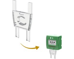 Testsleutel Handbrandmelder - Sewosy SHOK reset sleutel - Brandmelder testen en resetten zonder glasbreuk
