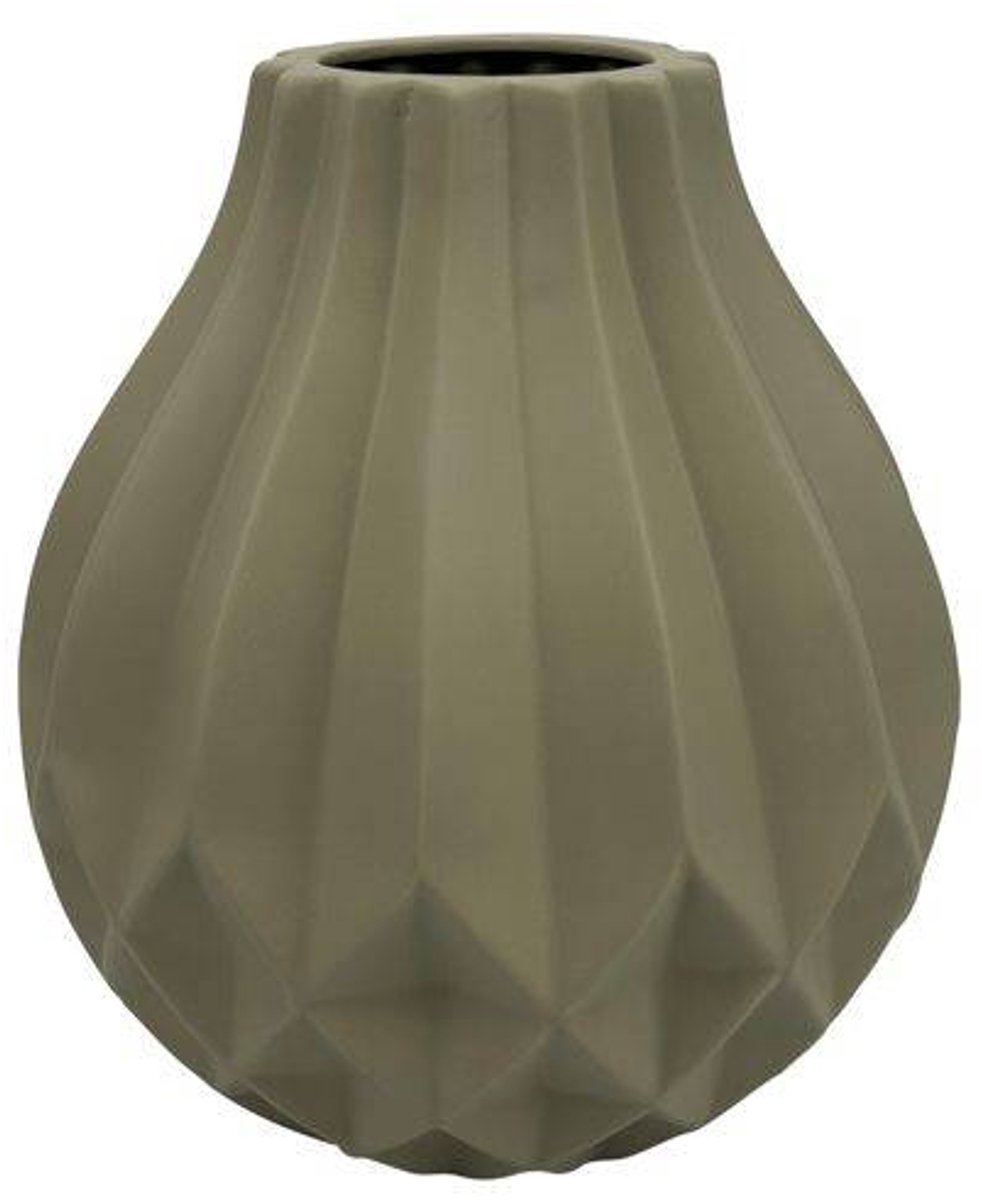 FUGURATO VAAS 9518 | Ø22,5X25,5 CM LICHTBRUIN