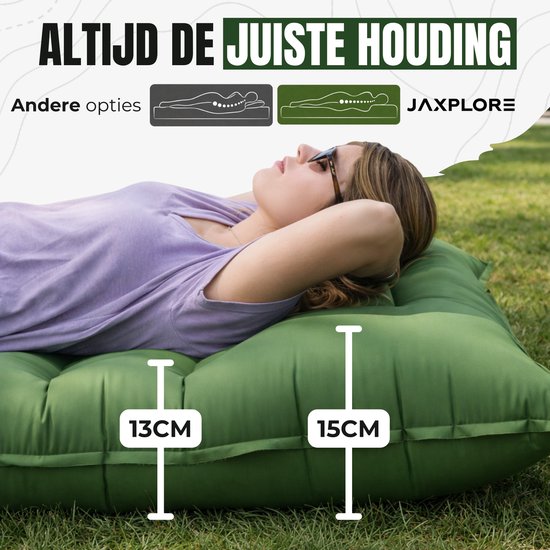 Jaxplore Camping Slaapmat - 200x70cm van Jaxplore — afbeelding 5