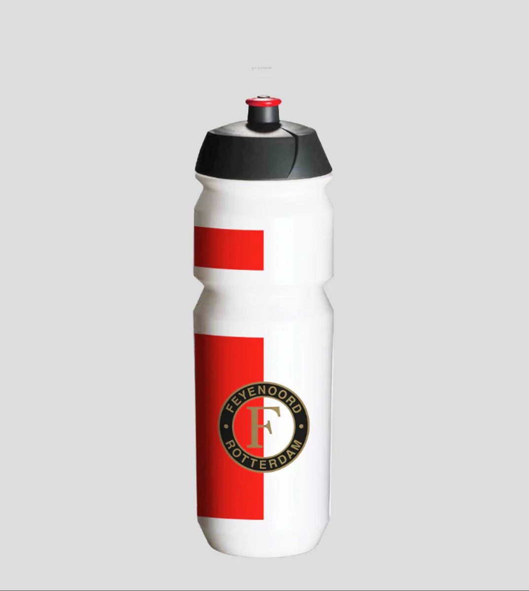 Feyenoord Bidon Rood Wit - 750 ml - Feyenoord Drinkfles