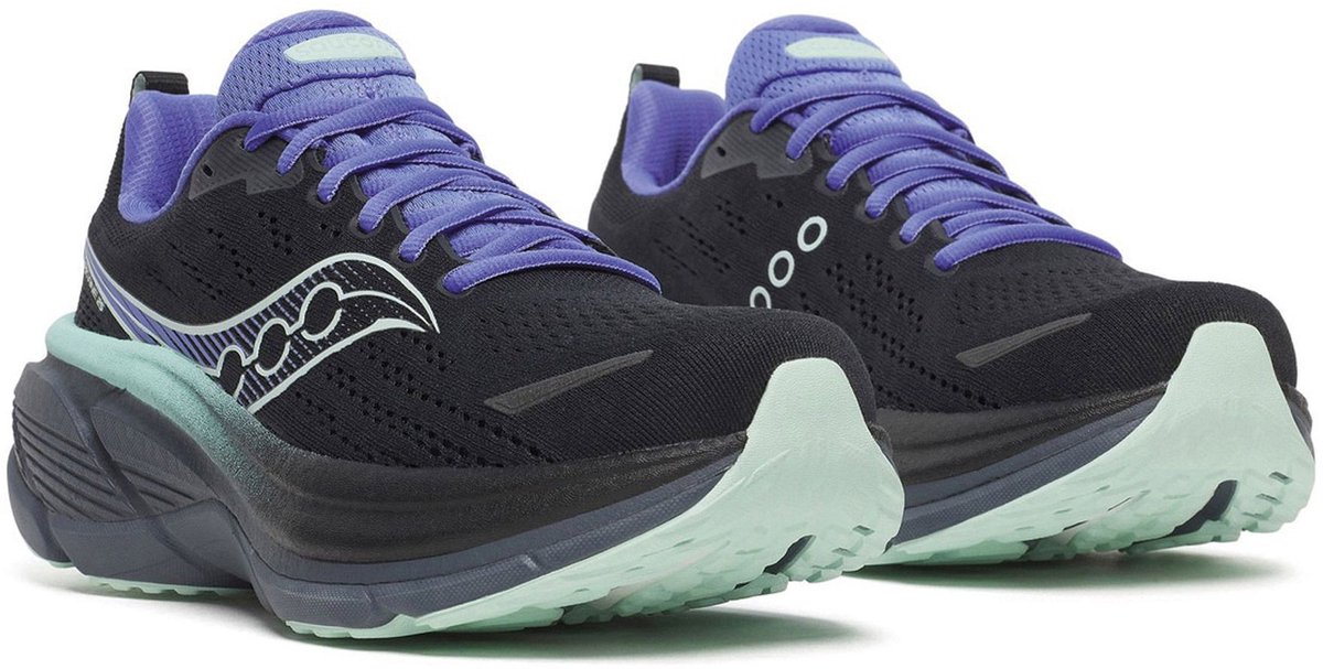 Saucony Hurricane 25 Hardloopschoenen Dames Zwart