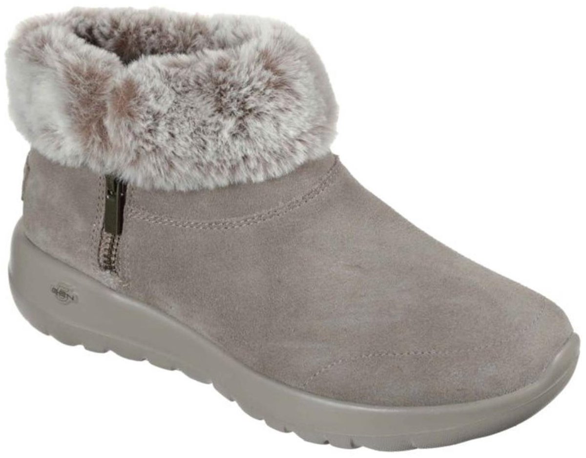 SKECHERS ON-THE-GO JOY SAVVY Skechers D'Lux Walker dames sneakers beige maat 37,5