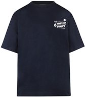No Way Monday x Job Dutchtuber - T-shirt - Backprint - Dress Blues - Maat 110/116