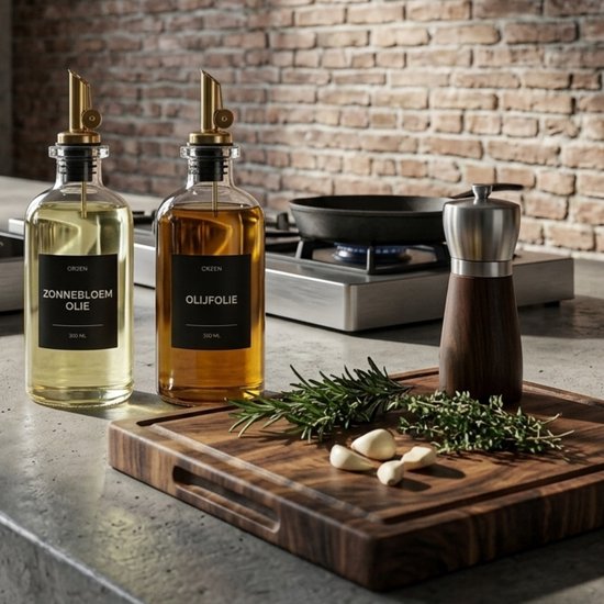 Lot De 2 Distributeurs D'Huile Et Vinaigre Esmula 500ml Avec Pompe - Set Sirop Café Avec Autocollants Et Entonnoir Lot De 2 Distributeurs D'Huile Et Vinaigre Esmula 500ml Avec Pompe - Set Sirop Café Avec Autocollants Et Entonnoir