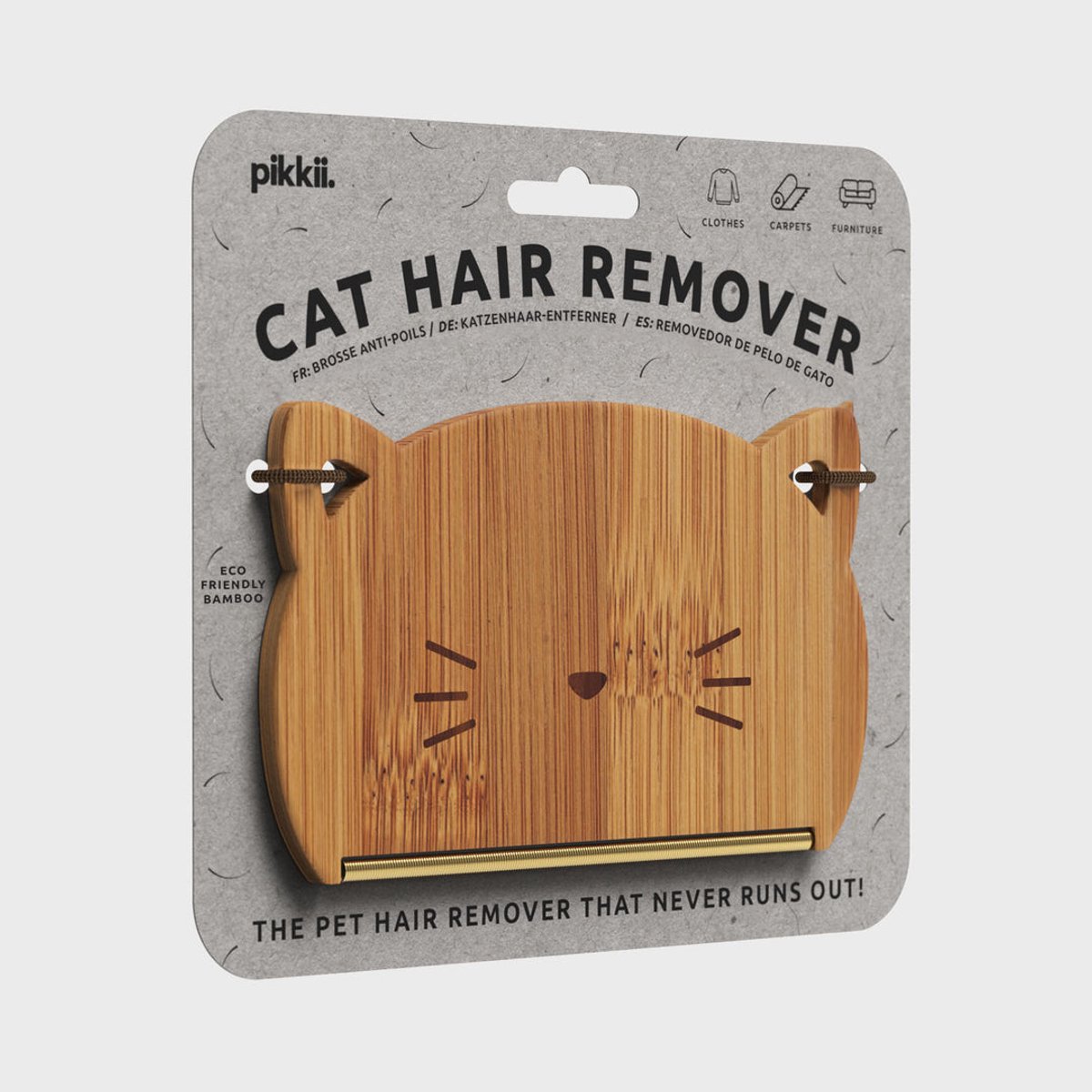 pikkii Kattenhaarverwijderaar | Cat Hair Remover 14,0 x 7,4 x 0,2 cm