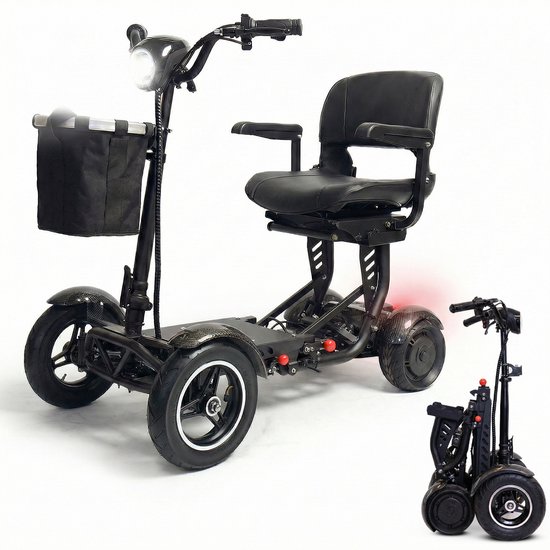 Scootmobiel Metic Move MQ5 - 30 km Bereik - Opvouwbaar - 500W - Lichtgewicht & Compact - Mobiliteitshulp