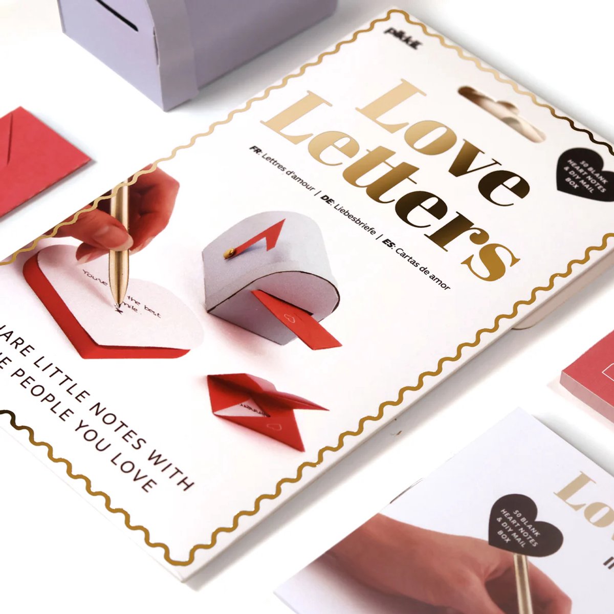 pikkii Liefdesbriefjes | Love Letters 9.0x9.1x2.1 cm 136gr Briefpapier