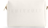 SUITSUIT Toilettas dames - Luxe make up organizer - Stijlvolle toilettas - Elegante make up etui - Fusion Toilettassen - Wit