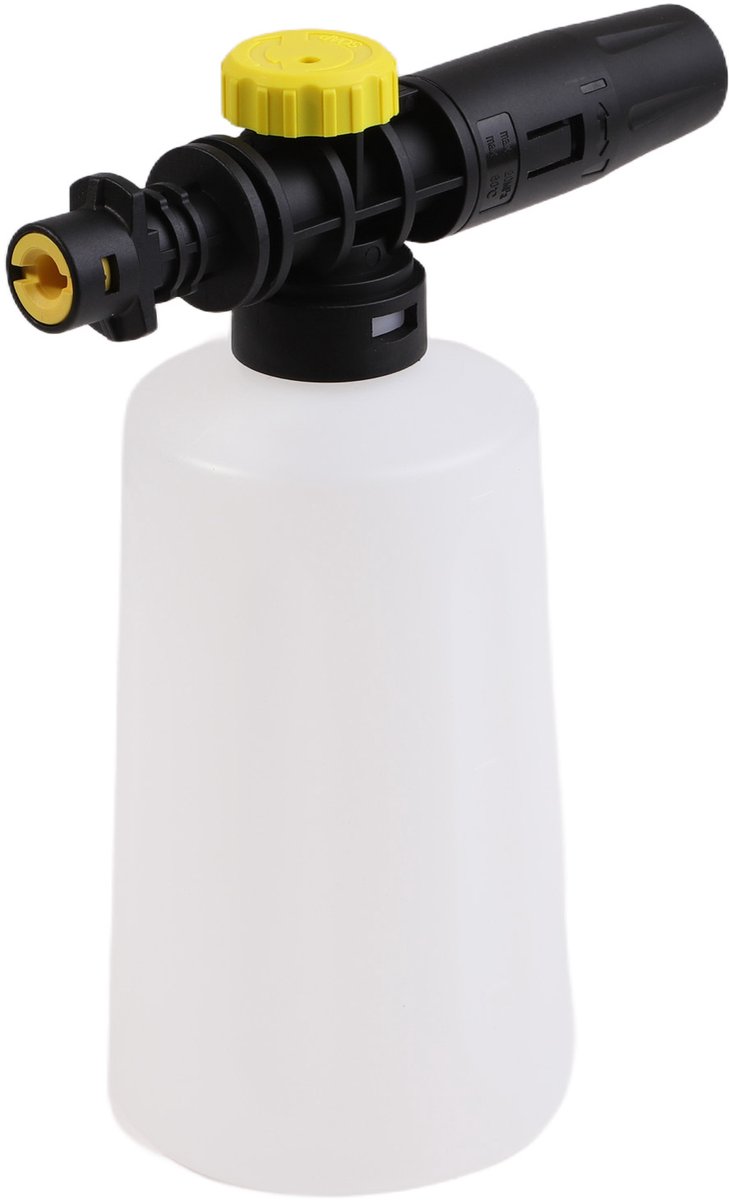Handspuitfles voor Autowassen - Schuimspuitfles - 700ml - Zuur- en Alkalibestendig - Luchtdruksproeier - voor Kärcher K2/K3/K4/K5/K6/K7 Hogedrukreinigers - Wit