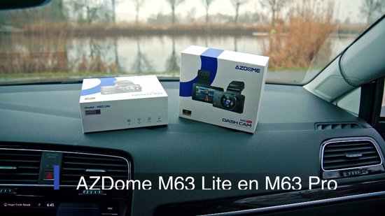 AZDome M63 Lite 1CH dashcam - Ultra 4K resolutie - Wifi - Parkeermodus - 3,0 inch IPS lcd - dashcam voor auto