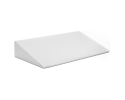 sleepling bed wigkussen - 45x90 cm comfortschuimkussen - zonder hoes - als refluxkussen, matraswig, bedverhoger of ondersteuningskussen - Made in EU - 45 x 90 x 15 cm - wit