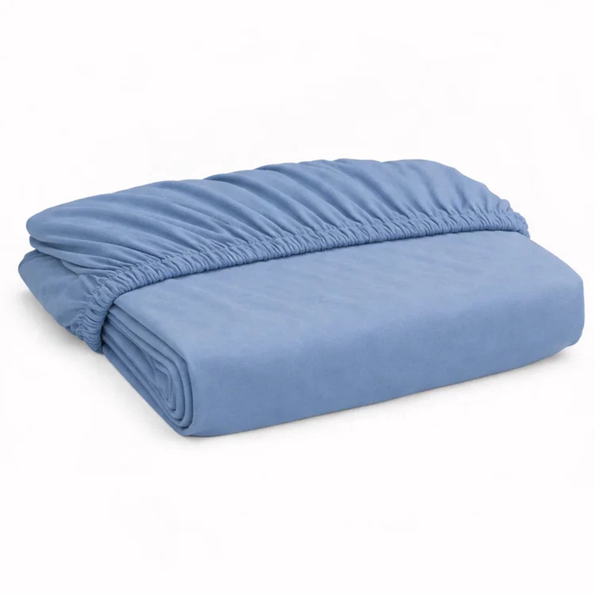 Decoware Peuter Jersey Hoeslaken - Effen Kleur - Ijsblauw - 100% Katoen jersey - 70x140/150 cm