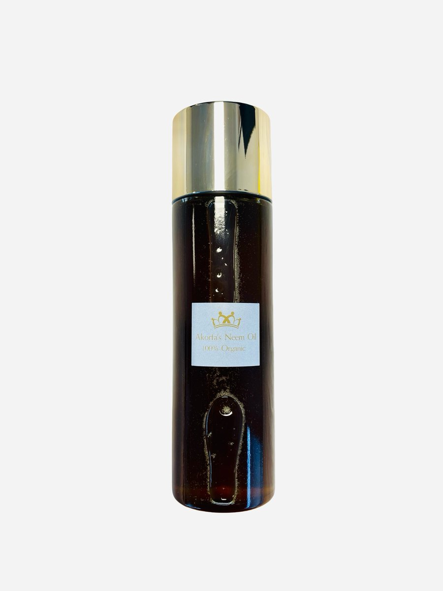Organic Unrefined Cold Pressed Neem Seed Oil 250 ml/ Puur Biologisch ongeraffinieerd neemzaadolie neemolie