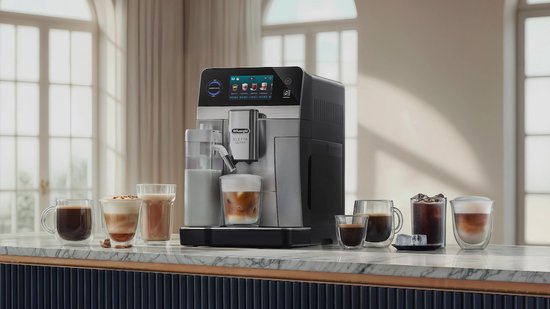 De'Longhi Eletta Ultra - volautomatische espressomachine met 50 recepten - LatteCrema Hot & Cool en Silent Technology - Metaal - ECAM470.85.MB
