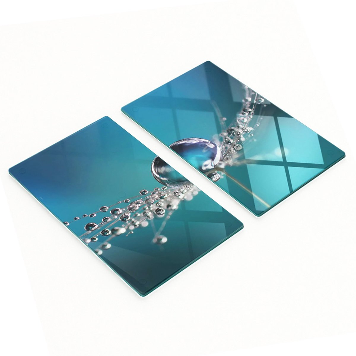 Multifunctionele decoratieve glazen borden Paardenbloem Druppel 2x30x52 cm