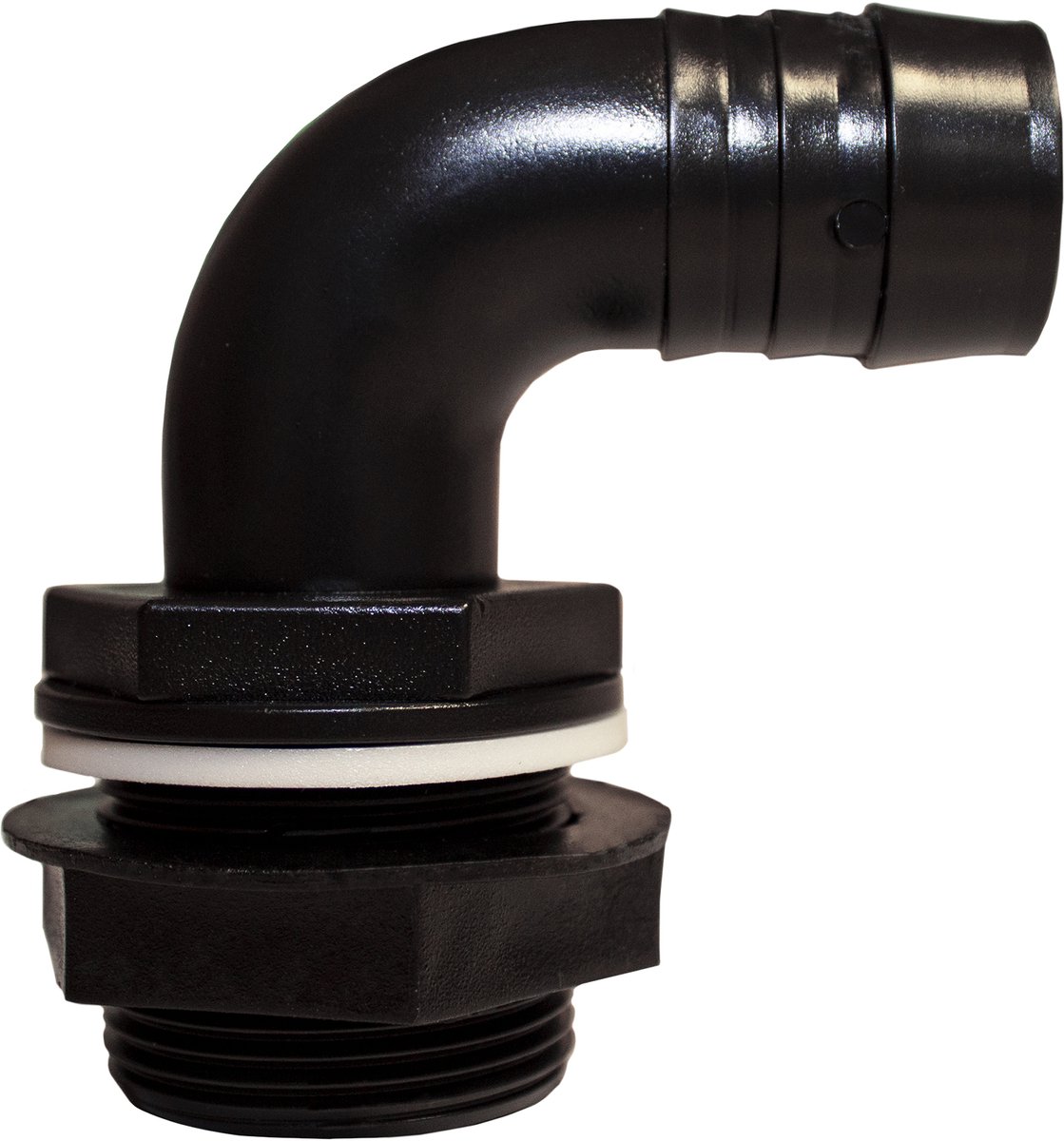 GARANTIA regentonnen overloopbocht 1 1/4'' incl. afdichting en contramoer