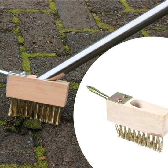 Set van 2 - Onkruidverwijderaar voor voegen - Mosverwijderaar - Onkruidtrekker - Tegelvoegreiniger - Geschikt voor opritten, tuinen, bestrating en trottoirs - Met puntige steel van Merkloos	 — afbeelding 4