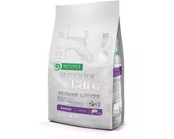 Nature's Protection Superior Care - witte hond - alle rassen - junior - graanvrij met zalm - 1,5kg