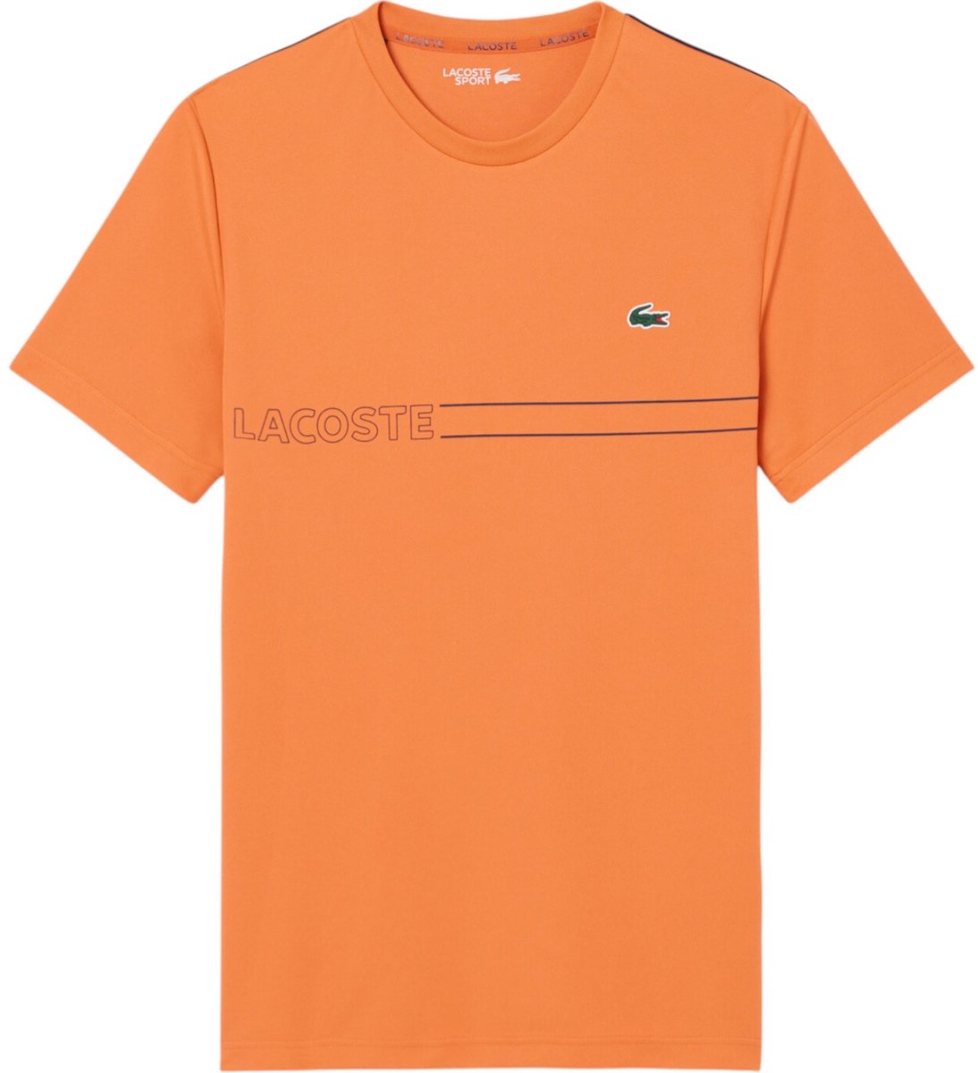 Lacoste Heren T-Shirt TH0268/IY0 1HT1 Oranje