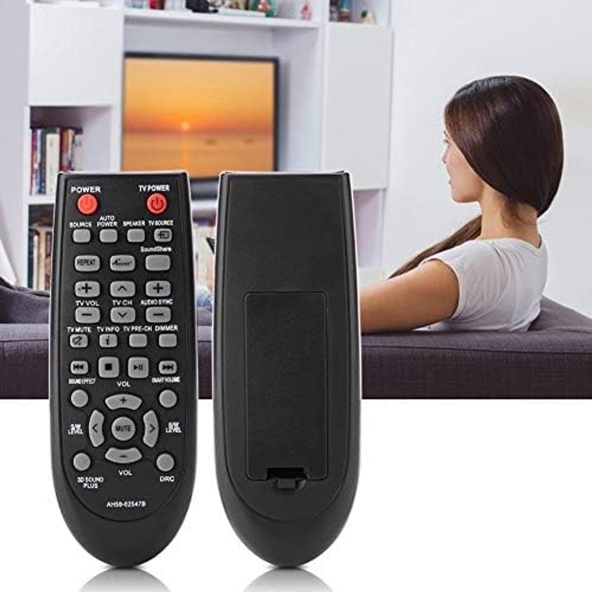 BeiJingLiangPinJiaZuoKeJiWenHuaFaZhanYouXianGongSi Universele Soundbar Afstandsbediening Zwart - afbeelding 2