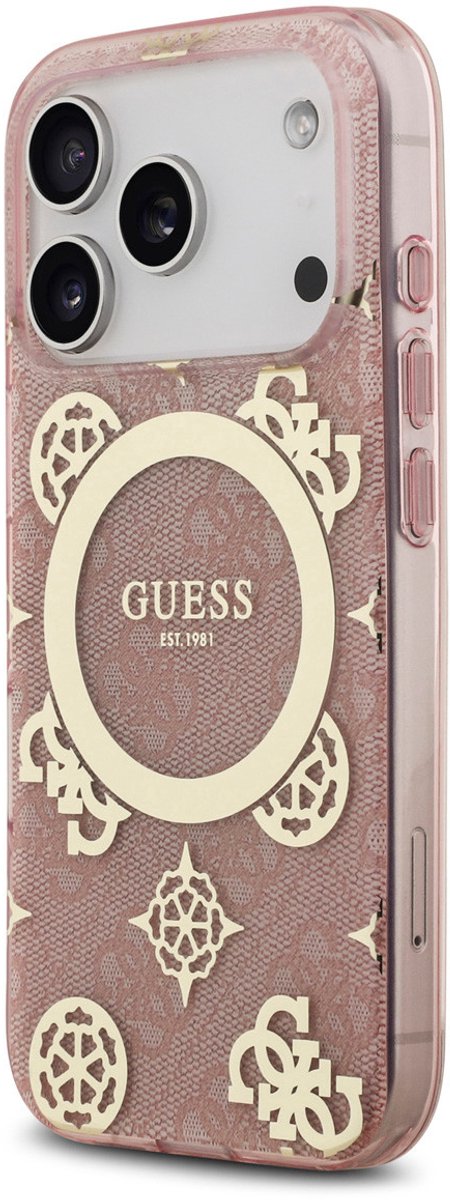 Guess Telefoonhoesje voor iPhone 17 Pro Max - MagSafe geschikt - Roze