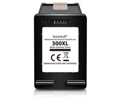 Boxstuff Inkt geschikt voor 300 XL - (CC644EE) Compatibel met HP 300 / 300XL - Inkt Cartridge Zwart voor HP PhotoSmart D110a / D110b / C4600 / C4635 / C4640 / C4680 / C4740 / C4750 / C4780 DeskJet D2560 / F2400 / F2410 / F2480 Printer - Pack Zwart