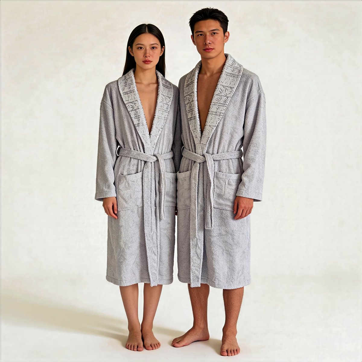 Nurpak Luxe Bamboe Badjas – 70% Bamboe / 30% Katoen – 390 GSM – Zacht & Sneldrogend – Unisex