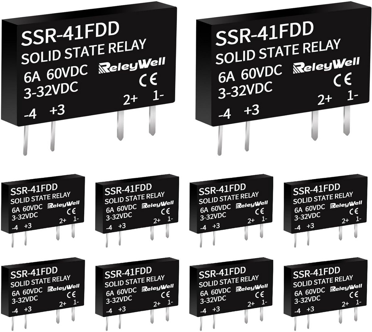 10 Stuks Mini Solid State Relais Module voor DC Schakelingen