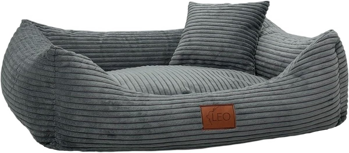 Zacht Corduroy Hondenbed met Wasbare Hoes voor Kleine tot Grote Honden