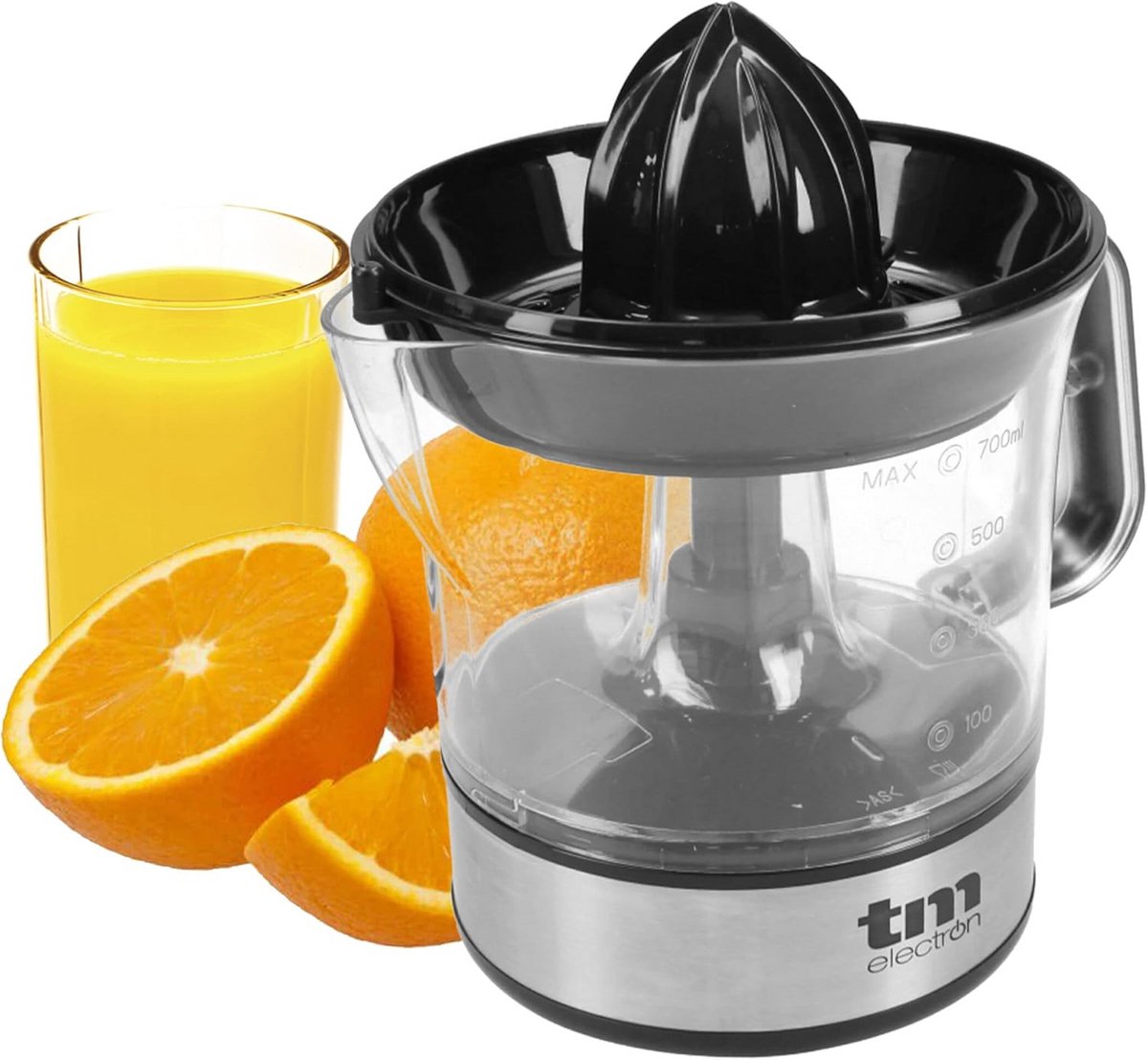 Elektrische Citruspers met Grote Kan en Inclusief Twee Perskegels