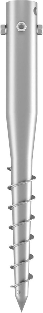 Set van 8 Schroeffunderingen 60 cm voor Terras, Schutting en Overkapping