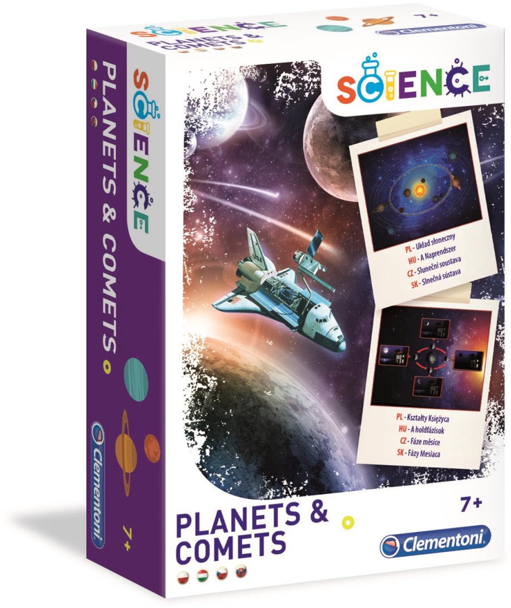 Kleurexperiment Planeten en Kometen Wetenschappelijke Set Clementoni