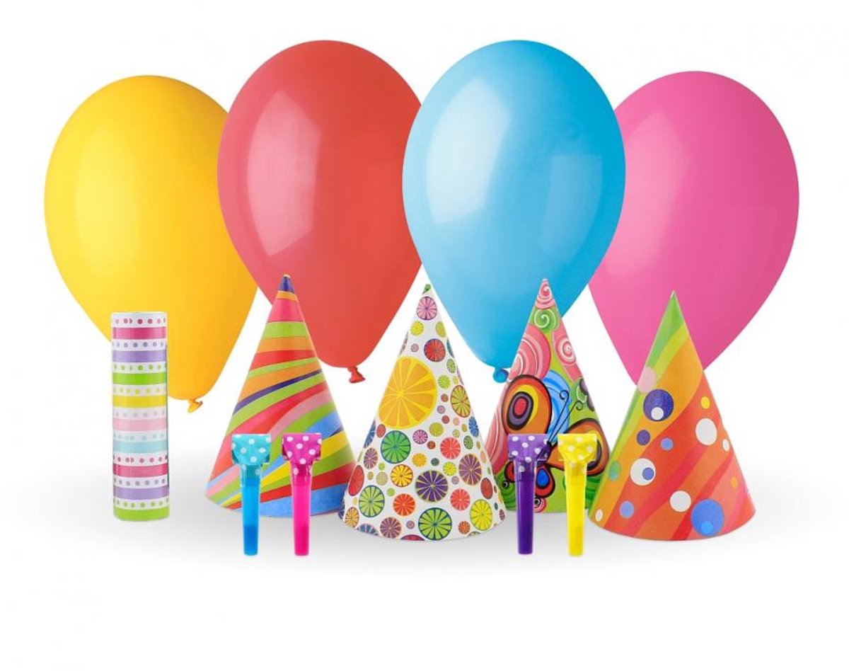 Party Colorful Colorful set 13 stuks