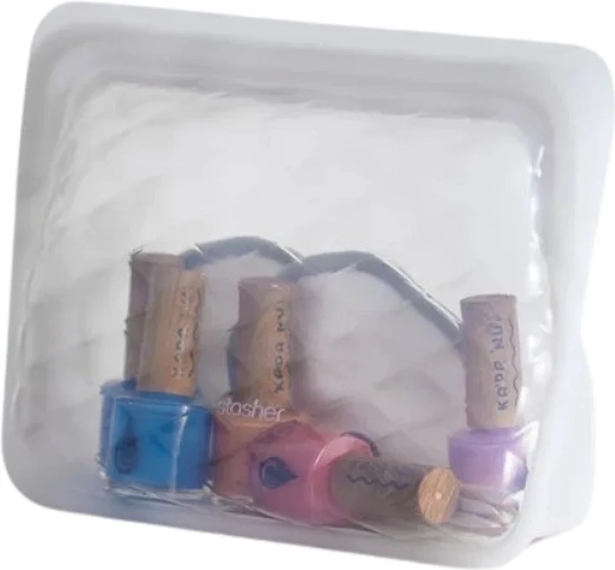 Stasher beauty Bag, wit