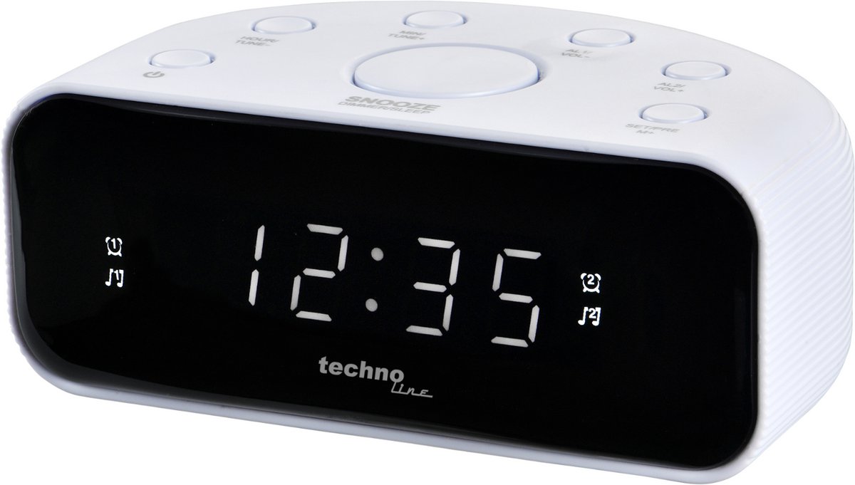 Radiowekker WT 469 – Uw betrouwbare metgezel voor een prettige start van de dag - wekker met radio / klok