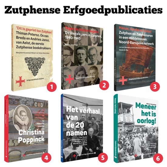 Zutphense Erfgoedpublicaties | Serie van 6 boeken | Hanzesta ... - cover