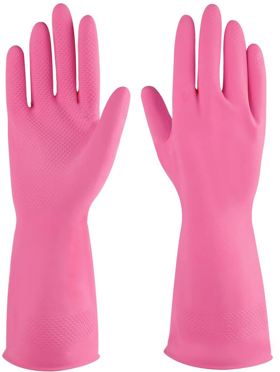 Set Rubberen Schoonmaakhandschoenen voor Huishouden en Afwas