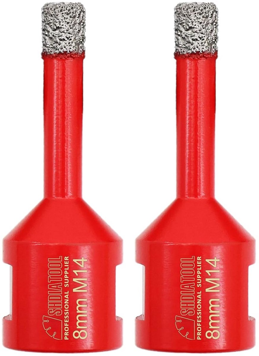Vacuüm Brazed Diamant Boor voor Tegels en Graniet - 8mm Droog Boren