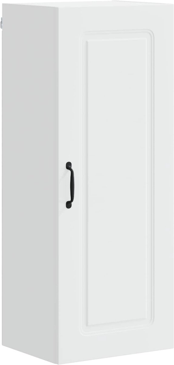 vidaXL - Vaatwasserpaneel - Kalmar - Wit - 40 - x - 31 - x - 100 - cm - Bewerkt - hout