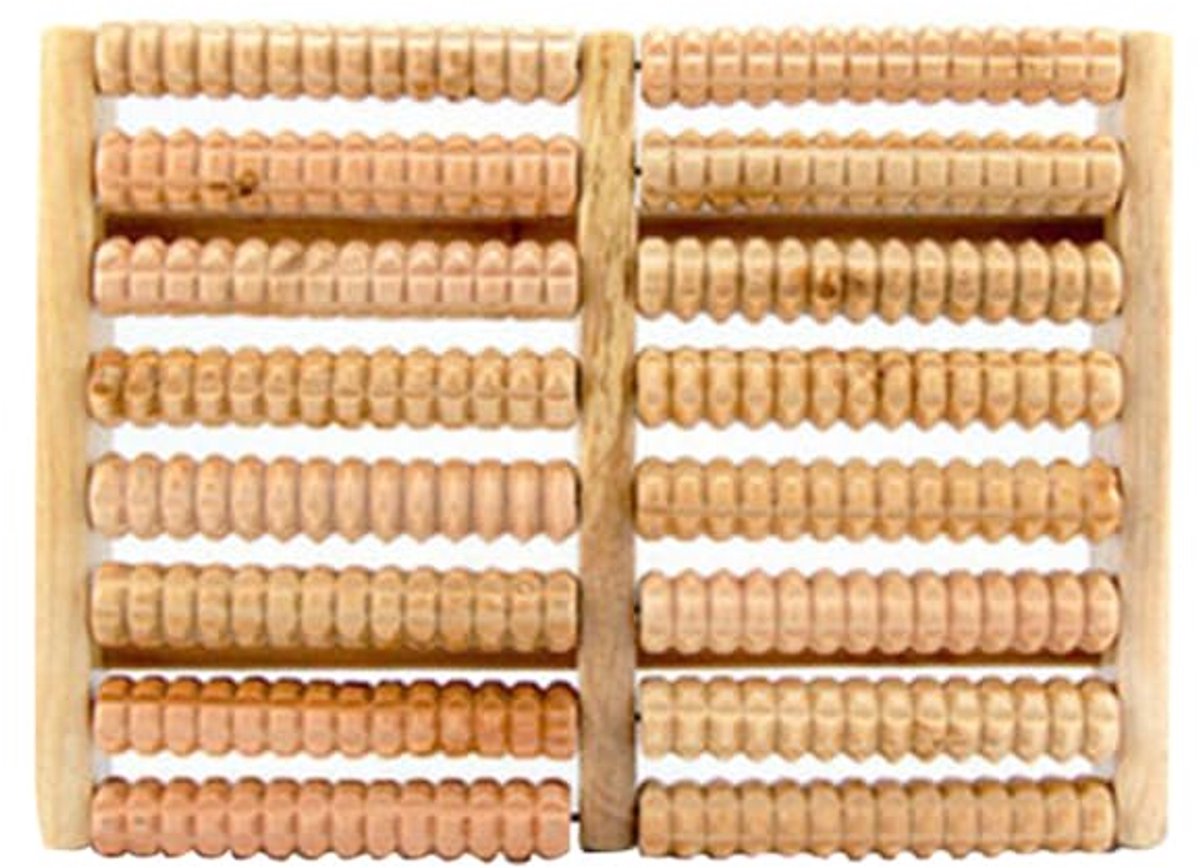 Houten Voetmassager - Vermindert Spanning - 27 x 20,5 x 4 cm
