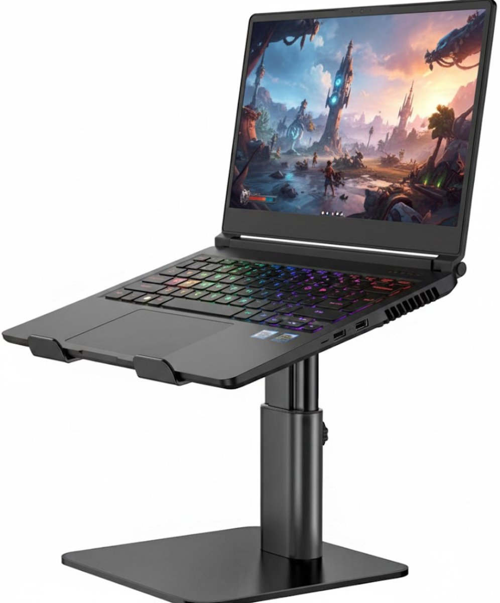 NBAP® Laptop Standaard - Laptop Stand - Verhoging -Zwart