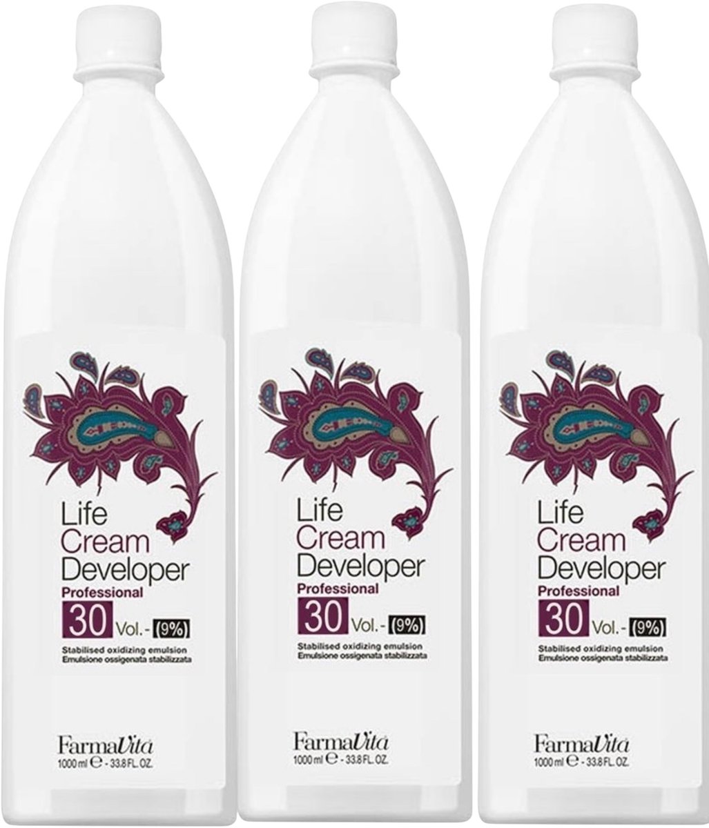 Farmavita Life Peroxide 10 vol ( 3% ) 3 x 1000 ml SALE !!!