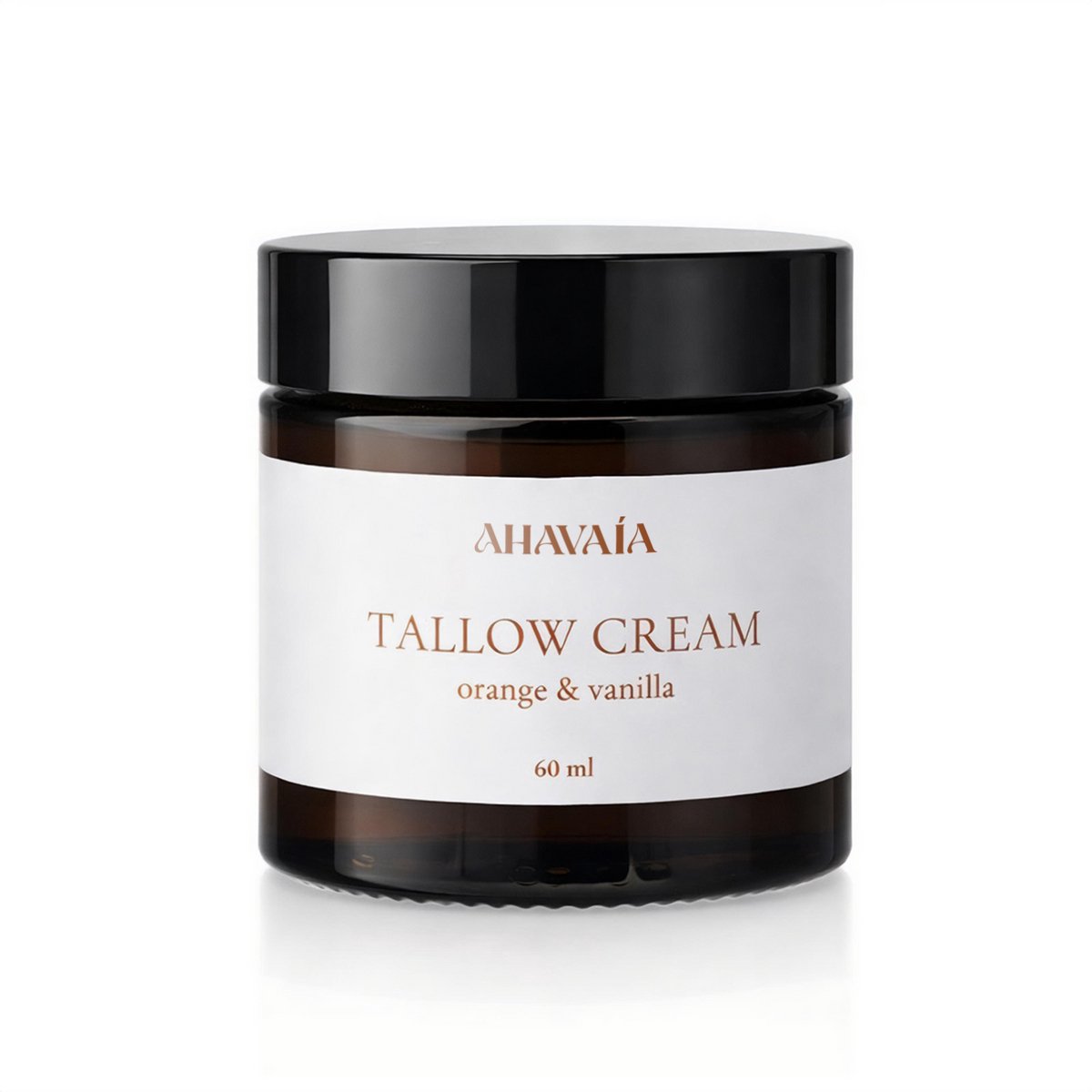 AHAVAÍA Tallow Cream - Orange & Vanilla - Natuurlijke Voedende Moisturizer