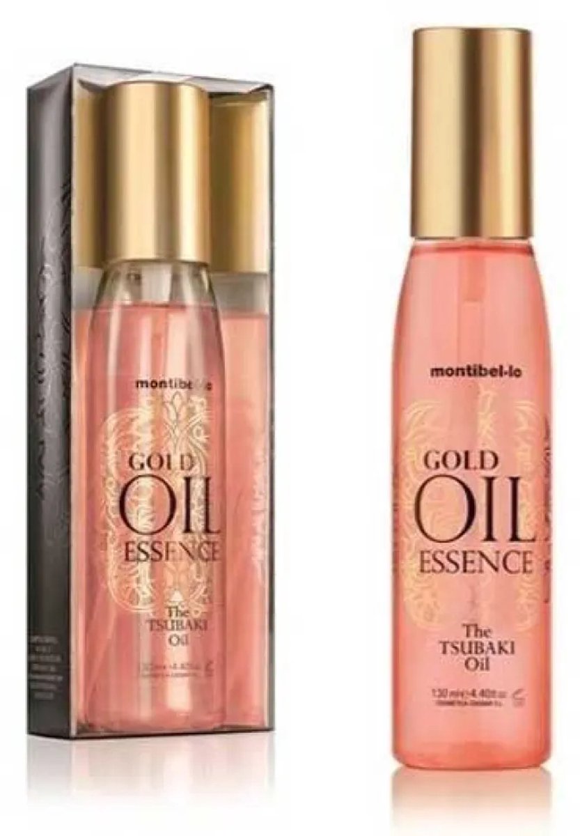 Montibello Gold Essence Tsubaki 130ml Haarolie Goud