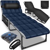 tillvex® Campingbed, inklapbaar, met draagtas, tot 280 kg, extra breed, veldbed, karperligstoel voor buiten en binnen, opvouwbaar logeerbed, tuin, camping, vissen, festival, reizen tillvex® Campingbed, inklapbaar, met draagtas, tot 280 kg, extra breed, veldbed, karperligstoel voor buiten en binnen, opvouwbaar logeerbed, tuin, camping, vissen, festival, reizen