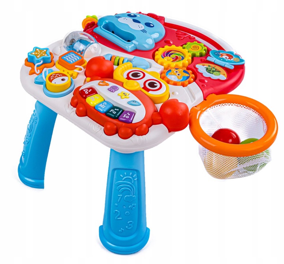 COIL Baby Loopwagen 4 in 1 met Licht & Geluid – Multifunctionele Activiteitentafel – Leer Lopen Walker – Educatief Speelgoed 12 Maanden+ - Roze – foto 5