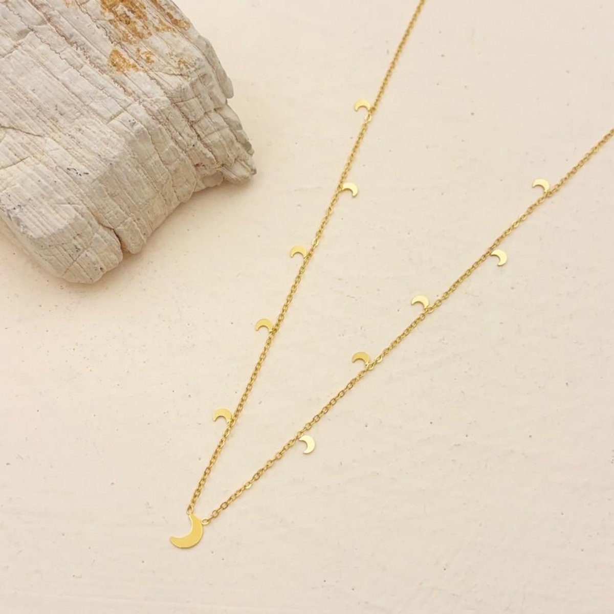 Ketting Si Amor Sieraden NW2692-G Roestvrij Staal Kleur Goud