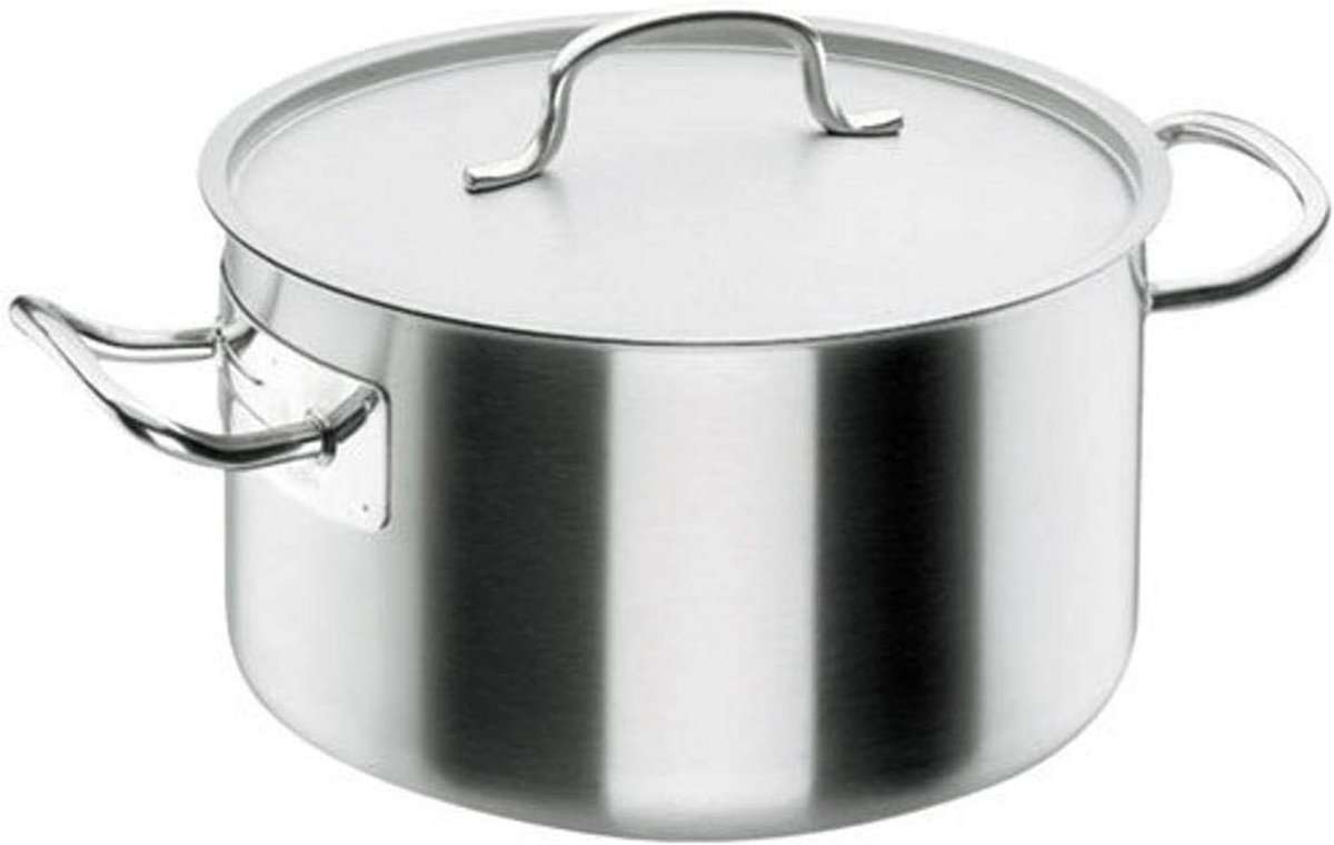 Professionele RVS Kookpan Chef 28 cm Inductie Geschikt