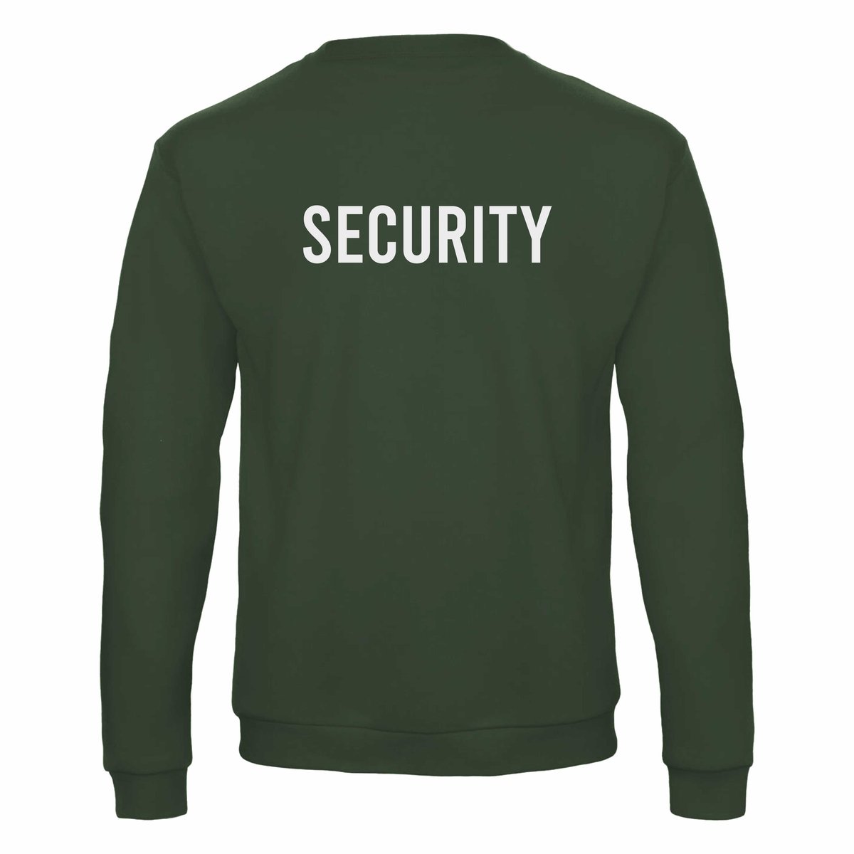 Security Sweater met Officieel Reflecterend Beveiliging Logo - Maat XL - Army